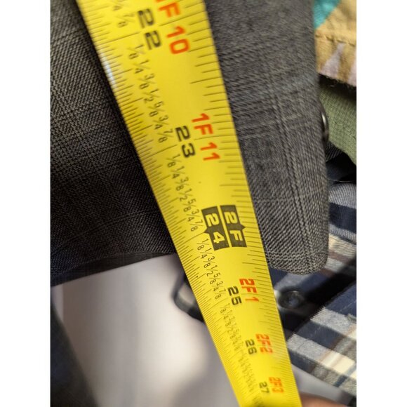 Hart Schaffner Marx 42S Gray Plaid 2-Piece Suit Wool Blend Classic Fit Mens Blaz - Picture 3 of 12